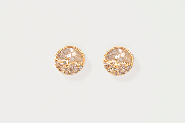 Raina Small Gold Vermeil Stud Earrings