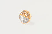 Raina Large Gold Vermeil Stud Earrings