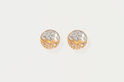 Raina Large Gold Vermeil Stud Earrings