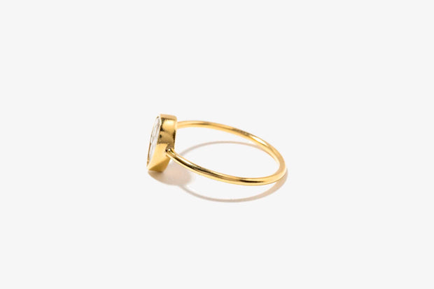 Raw Uncut Gold Vermeil Ring
