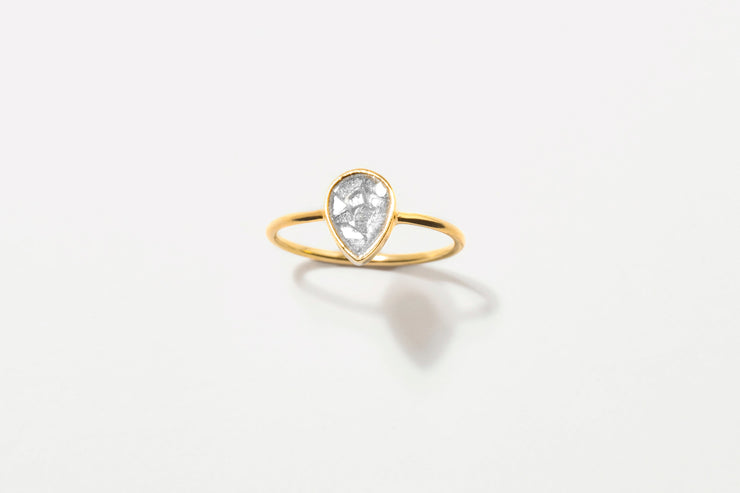 Raw Uncut Gold Vermeil Ring