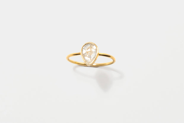 Raw Uncut Gold Vermeil Ring
