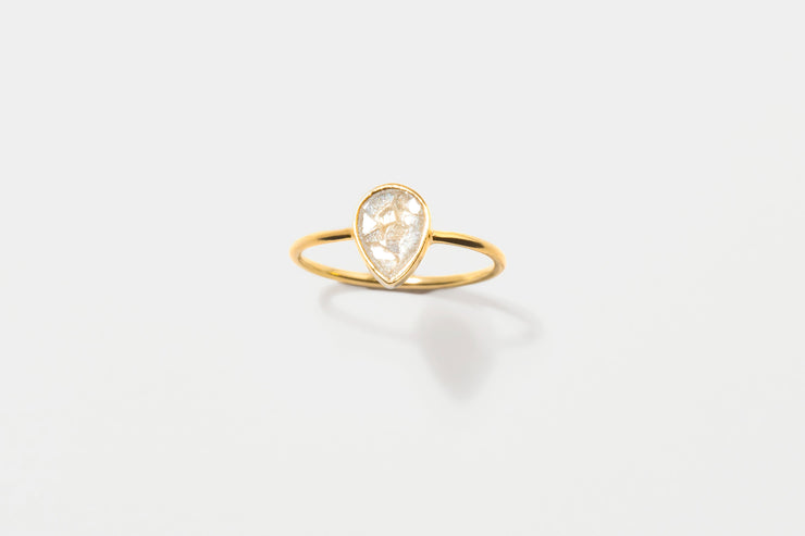 Raw Uncut Gold Vermeil Ring