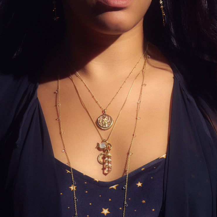 Mini Triple Moon Necklace