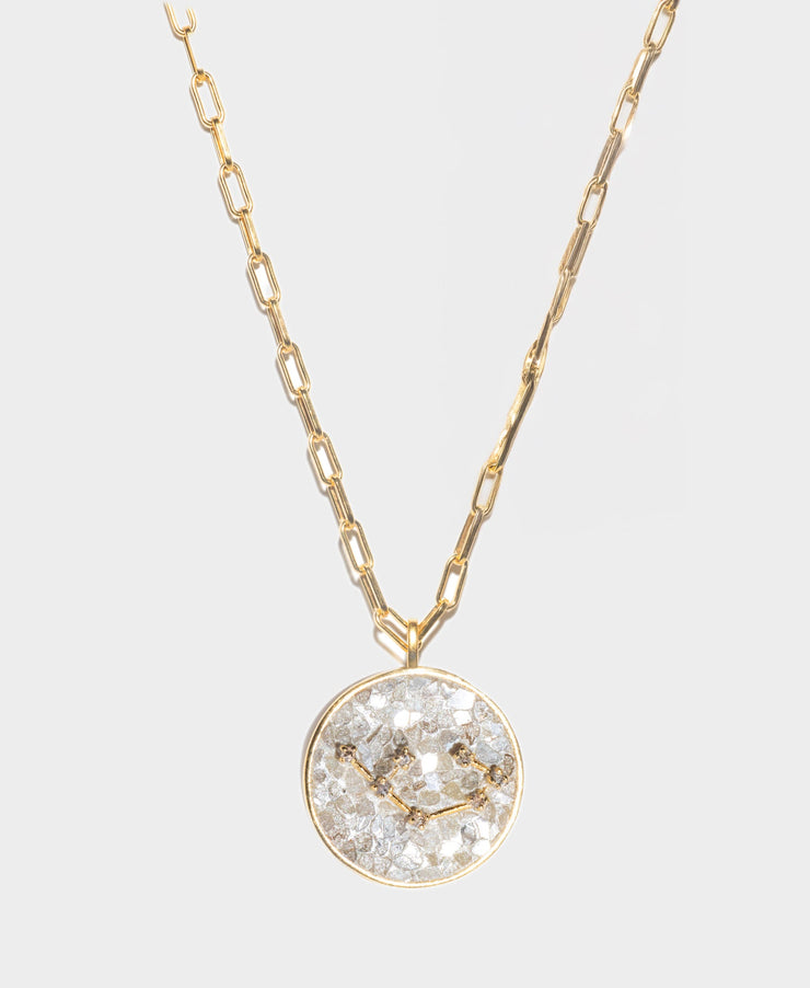 Sagittarius Gold Vermeil Pendant Necklace