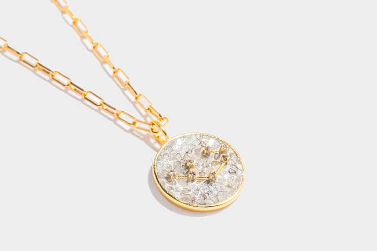Sagittarius Gold Vermeil Pendant Necklace