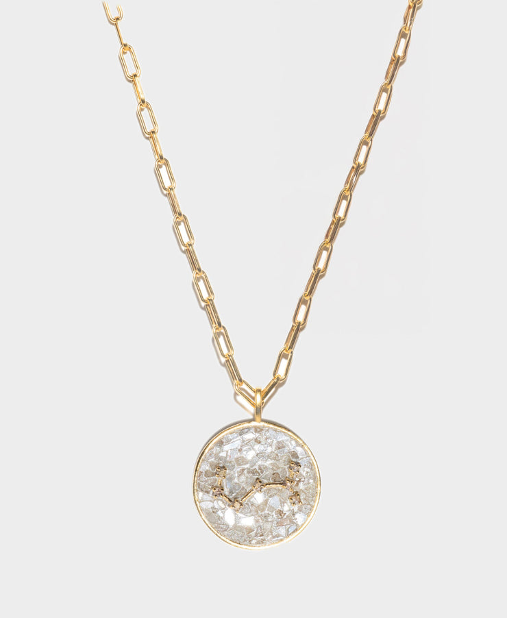 Scorpio Gold Vermeil Pendant Necklace