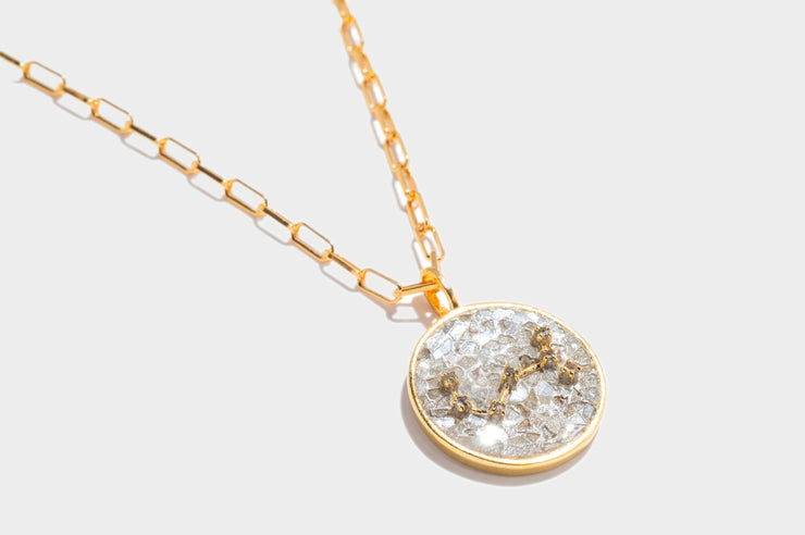 Scorpio Gold Vermeil Pendant Necklace