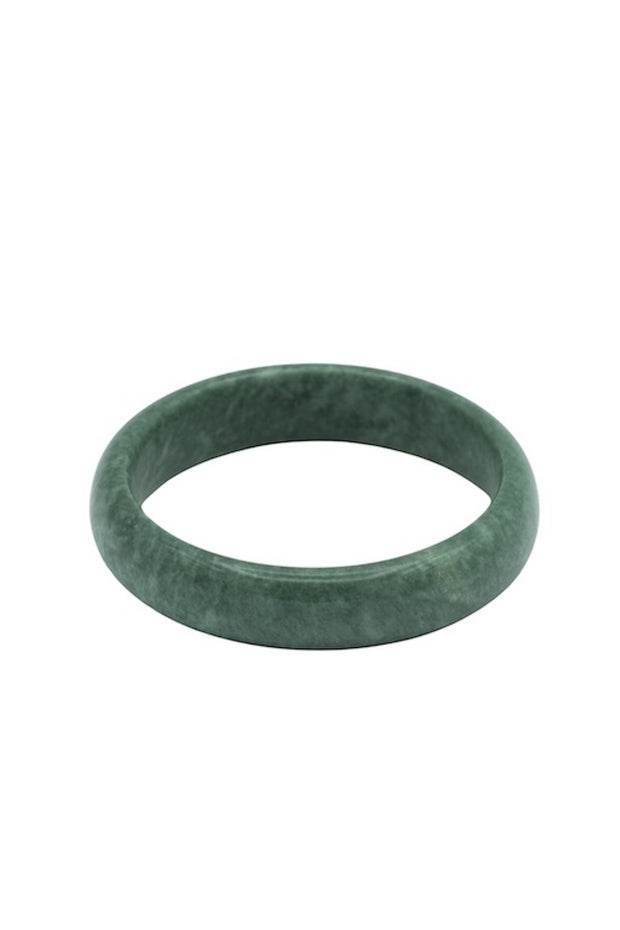 Tennis — Opaque Green Jade Stone Bangle