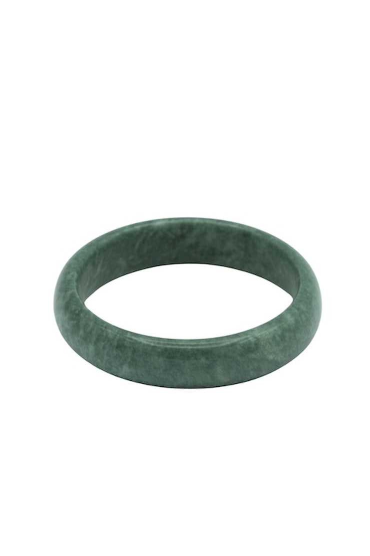 Tennis — Opaque Green Jade Stone Bangle