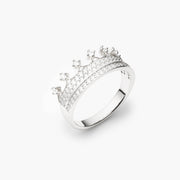 Men's Iced Crown Ring