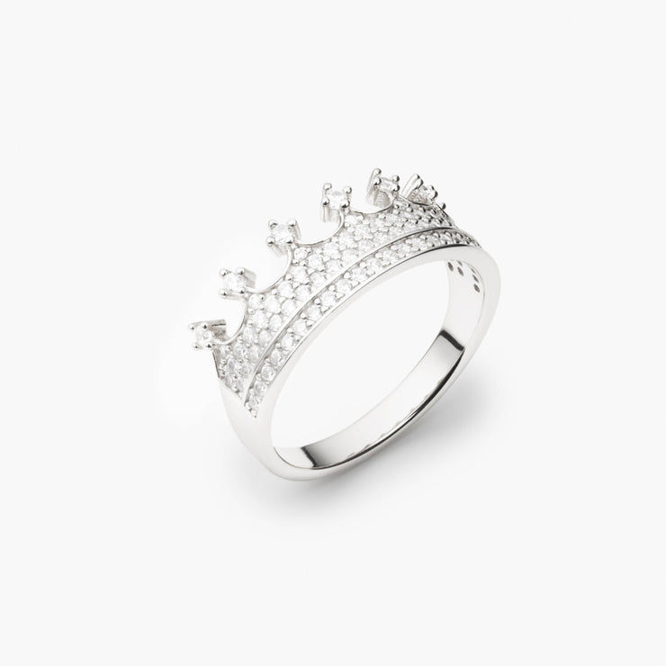 The Iced Crown Ring