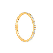 Sydney 14K Gold and Diamond Eternity Ring