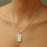 The Dog Tag With Iced Cross