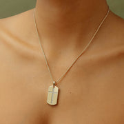 The Dog Tag With Iced Cross