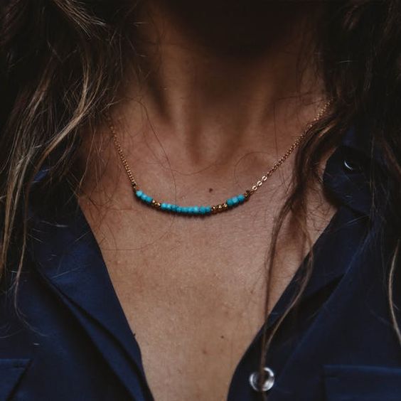 Amethyst Morse Code Necklace Customize your Code