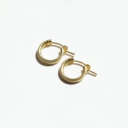 Thick Gold Hoops 14k Gold Filled