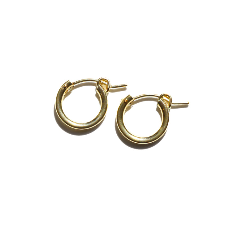 Thick Gold Hoops