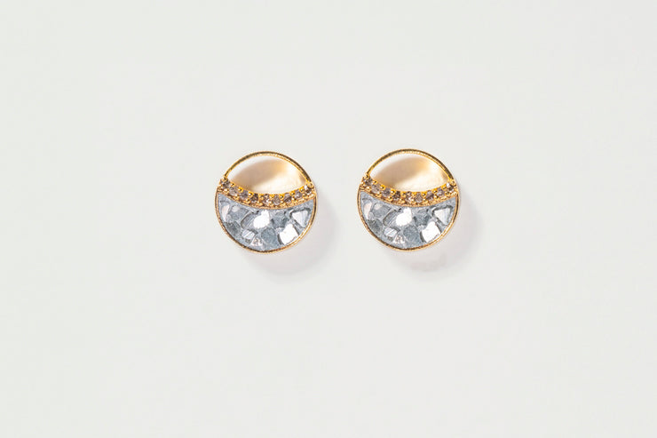 Tiid Gold Vermeil Stud Earrings