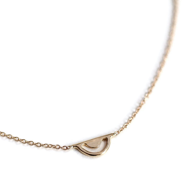 Little Rainbow Necklace -N079YG, N079RG, N079WG