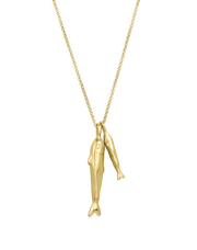 Long Fish Friends Necklace