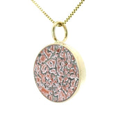 The Circ Necklace - Pink Dinosaur Bone