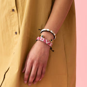 LOVE Bracelet - Summer Pink/White