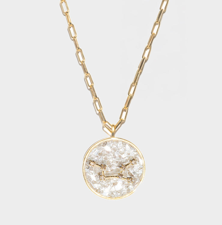 Virgo Gold Vermeil Pendant Necklace