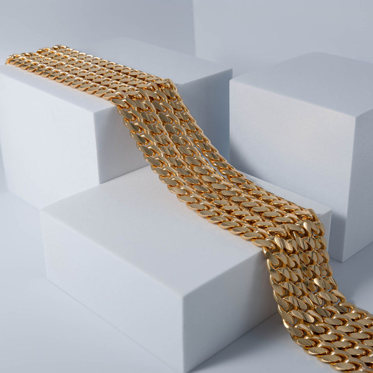 Gold Miami Cuban Chain 10mm