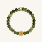 Karmic Elevation Jade & Amethyst Bracelet