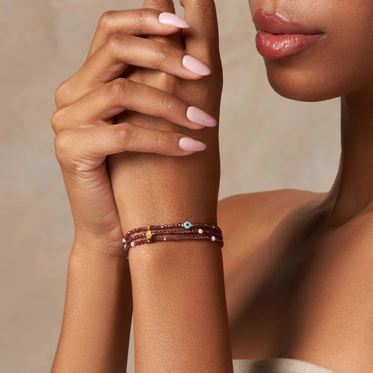 Passionate Spirit - Garnet January Birthstone Wrap