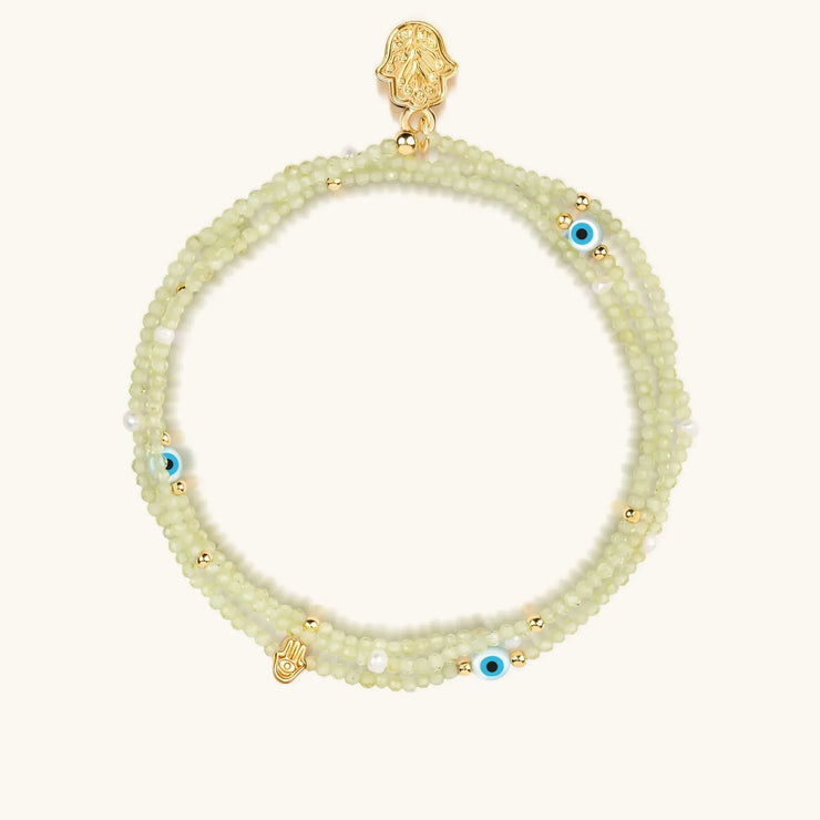 Enthusiastic Spirit - Peridot August Birthstone Wrap