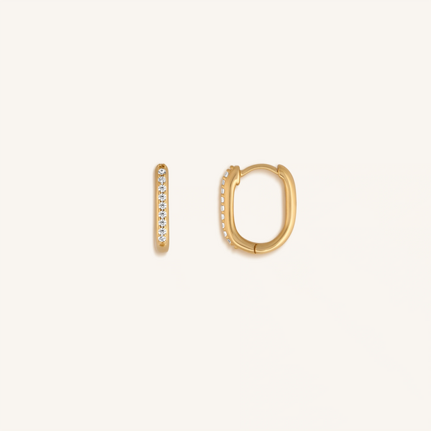 Welcomed Transformation Gold Hoop Earrings