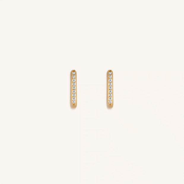 Welcomed Transformation Gold Hoop Earrings