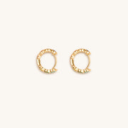 Aligned in Balance - Multicolor Enamel Chakra Hoop Earrings