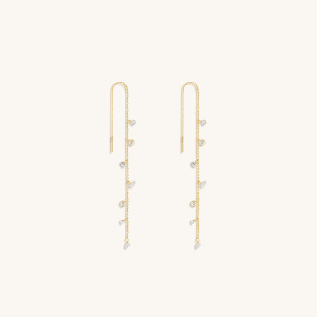 Divine Whispers Threader Earrings