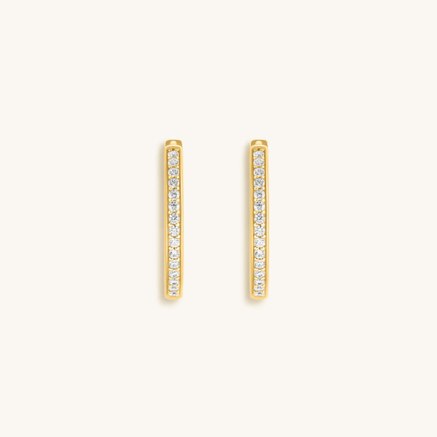 Sparkling Soul - Gold Hoop Earrings