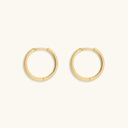 Wheel of Stars - Gold Hoop Earrings