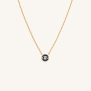 Wealth of Knowledge Lapis Lazuli Evil Eye Necklace