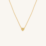 Soul’s Ascent Diamond Heart Gold Necklace