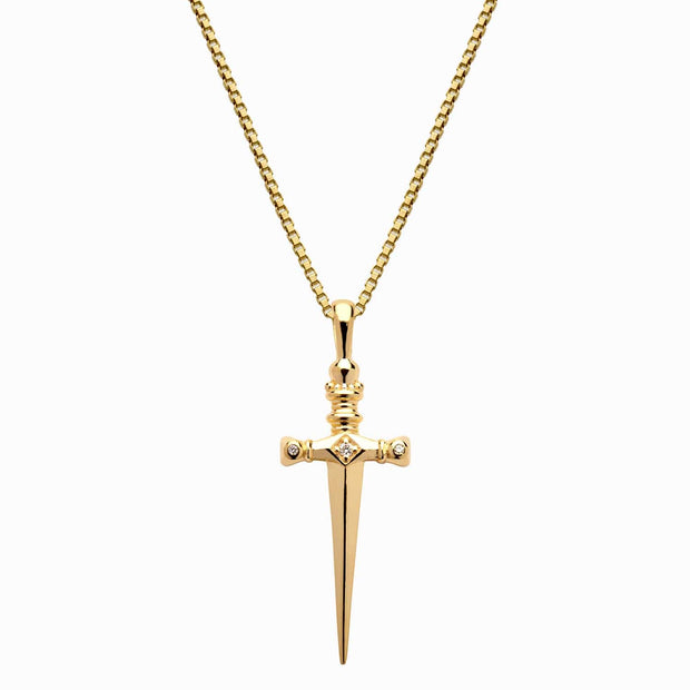 Diamond Sword Necklace