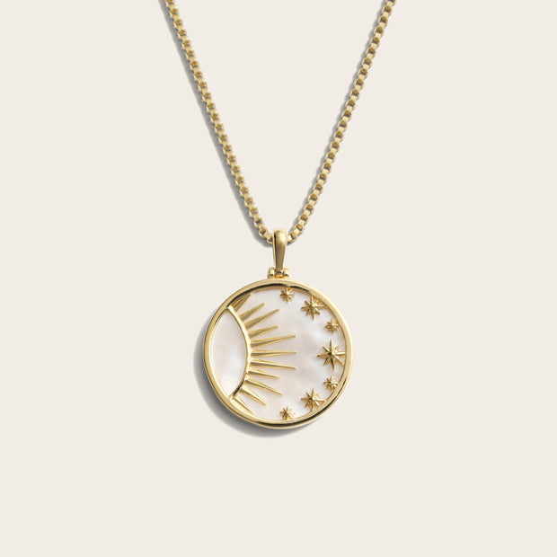 Celestial Mother of Pearl Necklace