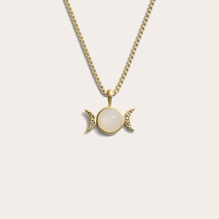 Mini Triple Moon Necklace