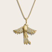 Suffragist Bluebird Necklace