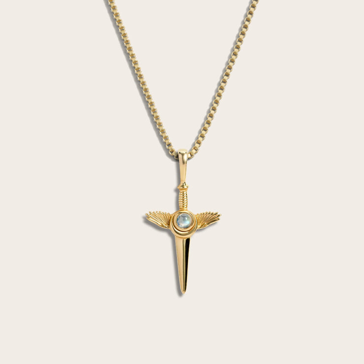 Mini Flying Dagger Necklace