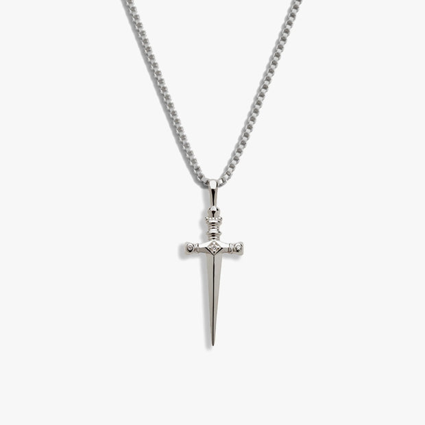 Diamond Sword Necklace