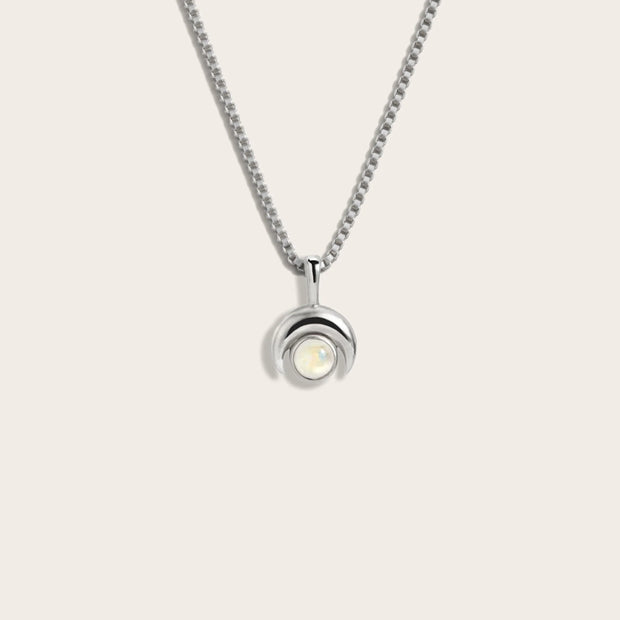 Inverted Moon Necklace