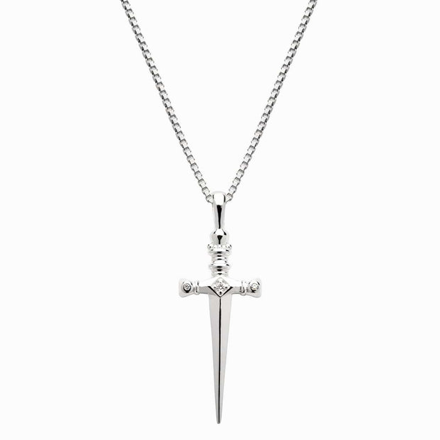 Diamond Sword Necklace