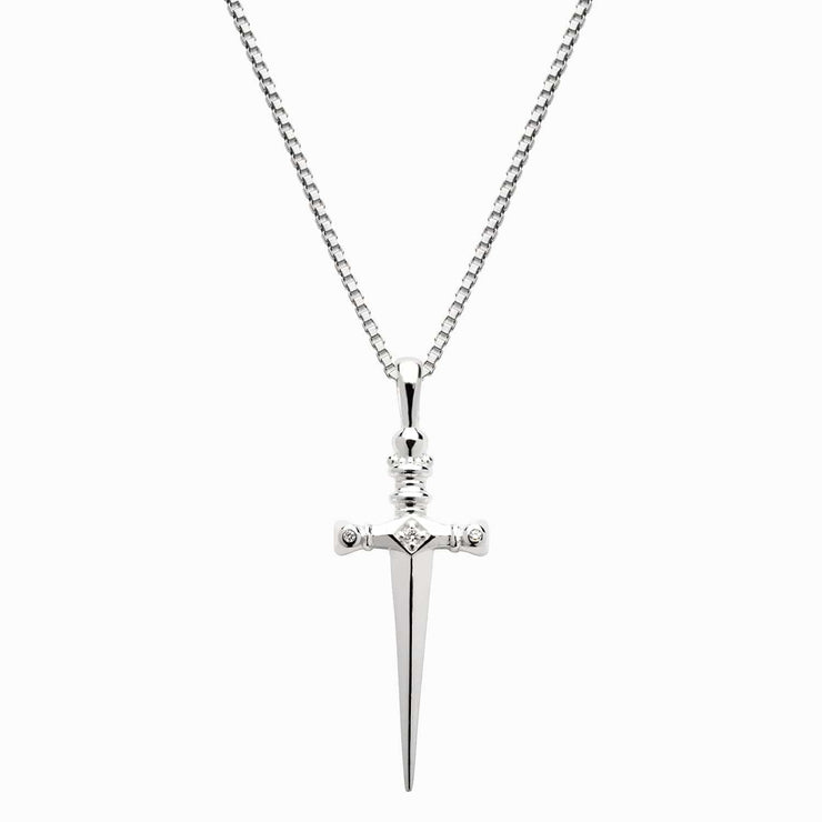 Diamond Sword Necklace