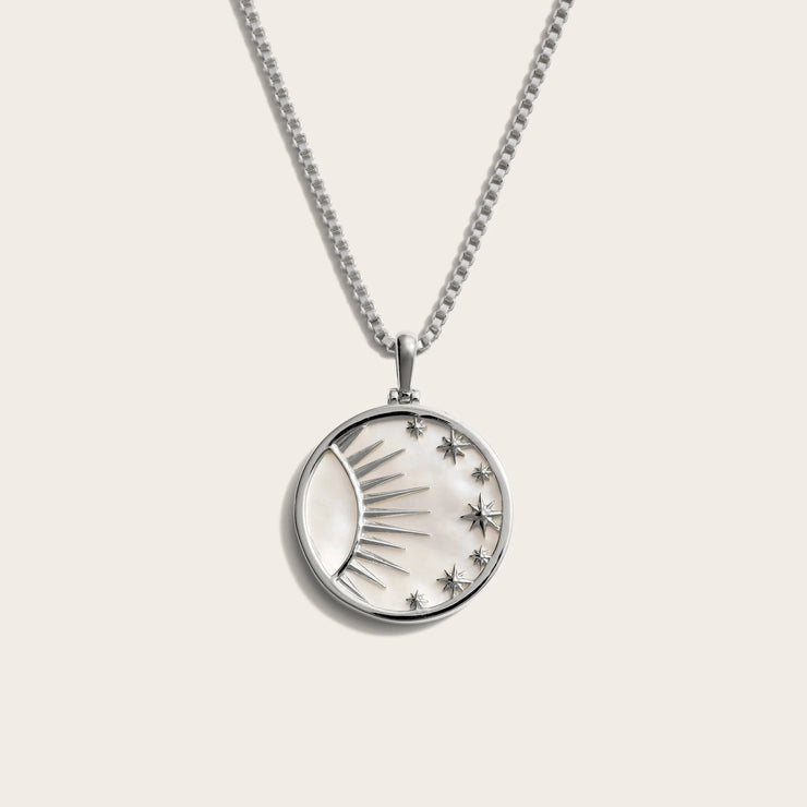 Celestial Mother of Pearl Necklace